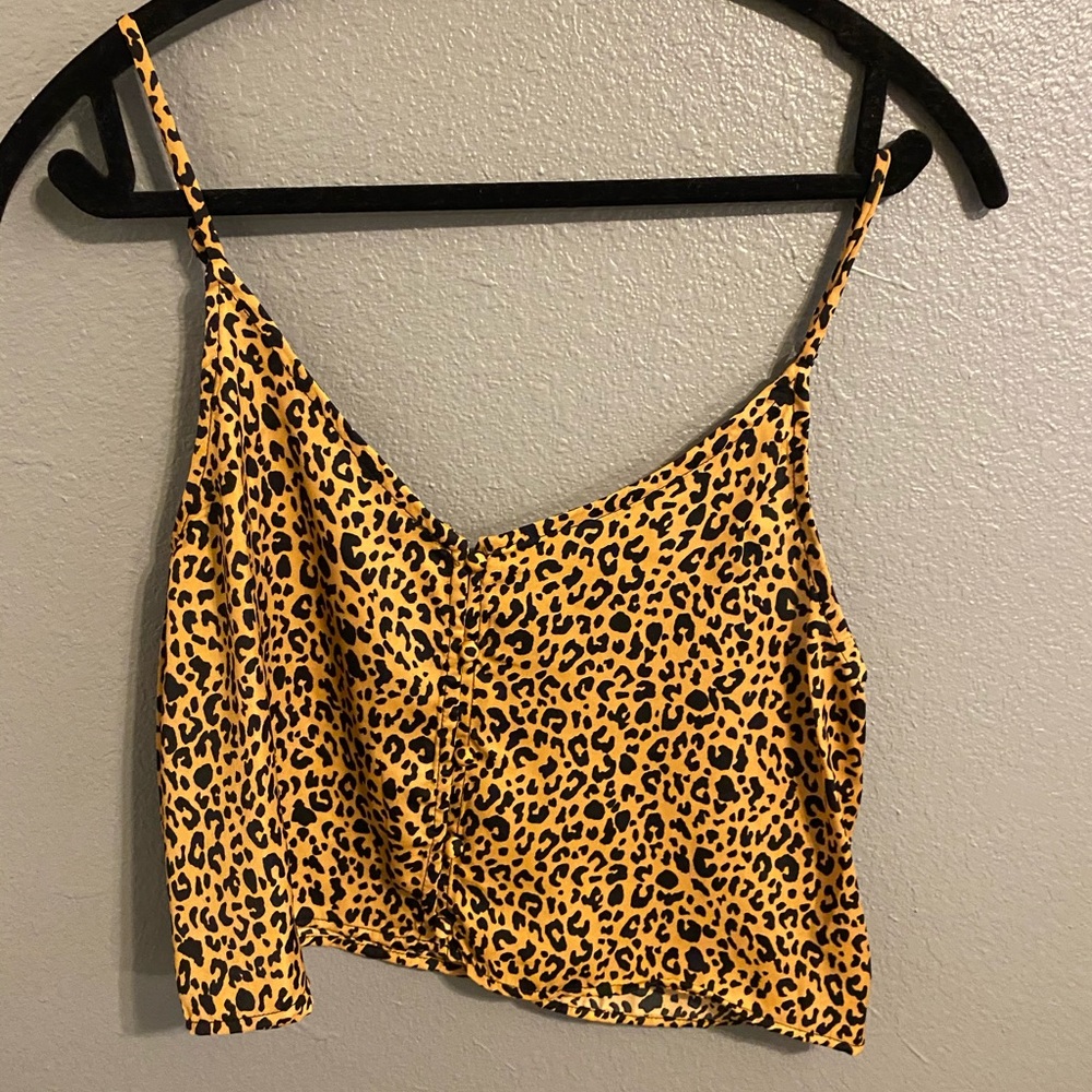Leopard Crop Tank